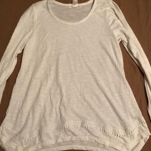White long sleeve shirt